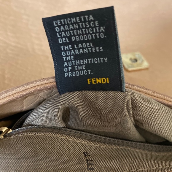 Fendi Hobo Handbag, Nude Color - Picture 12 of 13